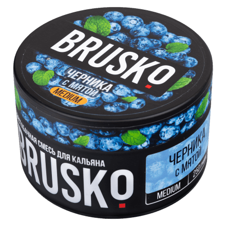 Смесь Brusko Medium - Черника с Мятой (250 грамм) купить в Тольятти