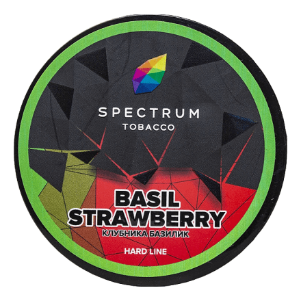 Табак Spectrum Hard - Basil Strawberry (Клубника Базилик, 200 грамм) купить в Тольятти