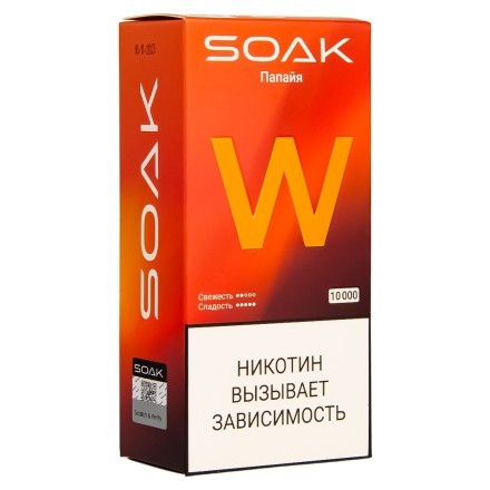 SOAK W - Папайя (10000 затяжек) купить в Тольятти