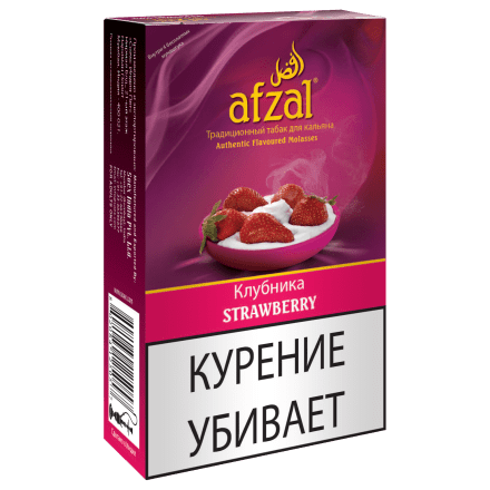 Табак Afzal - Strawberry (Клубника, 40 грамм) купить в Тольятти