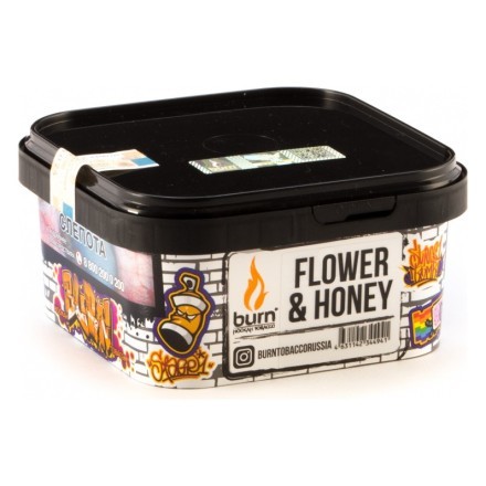Табак Burn - Flower &amp; Honey (Мед с Полевыми Цветами, 200 грамм) купить в Тольятти