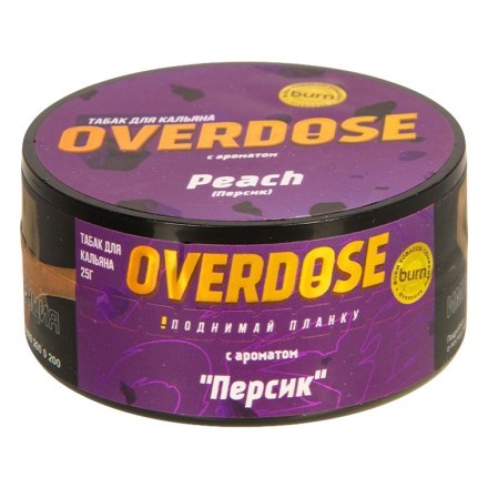 Табак Overdose - Peach (Персик, 25 грамм) купить в Тольятти