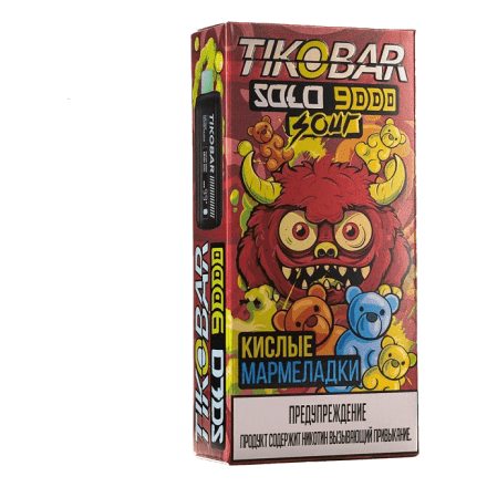 TIKOBAR Solo - Кислые Мармеладки (Sour Jelly Bears, 9000 затяжек) купить в Тольятти