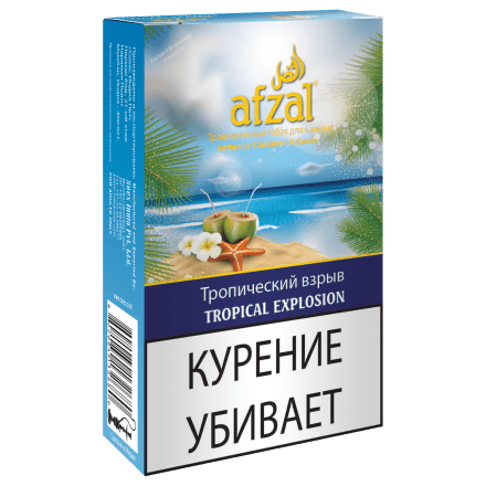 Табак Afzal - Tropical Explosion (Тропический Взрыв, 40 грамм) купить в Тольятти
