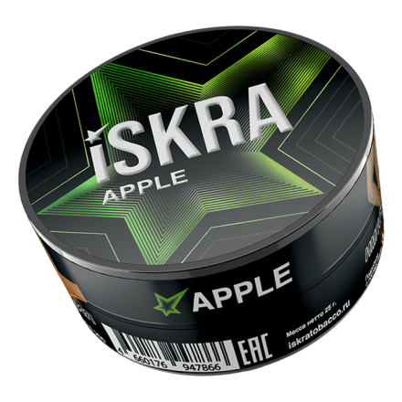 Табак Iskra - Apple (Яблоко, 25 грамм) купить в Тольятти