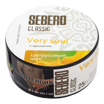 Табак Sebero - Very Sour (Цитрусовый Шок, 25 грамм) купить в Тольятти