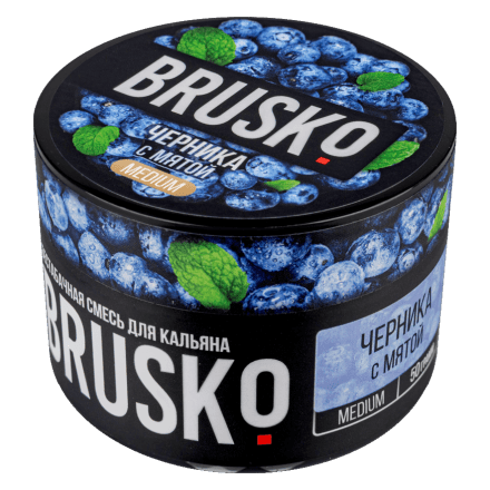 Смесь Brusko Medium - Черника с Мятой (50 грамм) купить в Тольятти