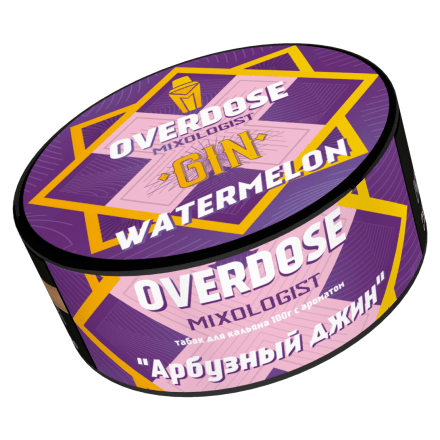 Табак Overdose - Gin Watermelon (Арбузный Джин, 100 грамм) купить в Тольятти