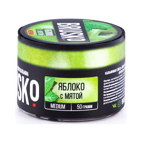 Смесь Brusko Medium - Яблоко с Мятой (50 грамм) купить в Тольятти