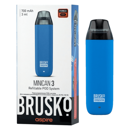 Электронная сигарета Brusko - Minican 3 (700 mAh, Светло-Синий) купить в Тольятти