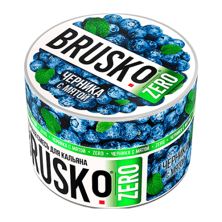 Смесь Brusko Zero - Черника с Мятой (250 грамм) купить в Тольятти
