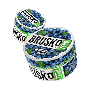 Смесь Brusko Zero - Черника с Мятой (250 грамм) купить в Тольятти