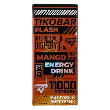 TIKOBAR FLASH - Манговый Энергетик (Mango Energy Drink, 11000 затяжек) купить в Тольятти
