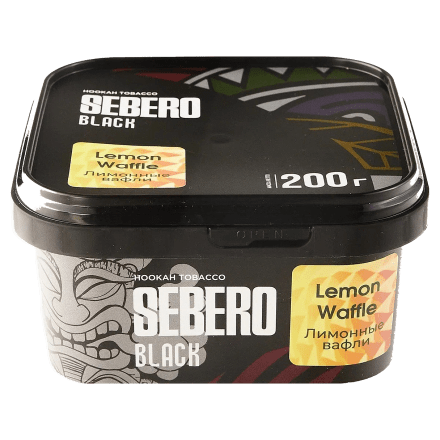 Табак Sebero Black - Lemon Waffle (Лимонные Вафли, 200 грамм) купить в Тольятти