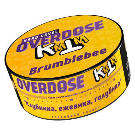 Табак Overdose - Brumblebee (Клубника, Ежевика, Голубика, 100 грамм) купить в Тольятти