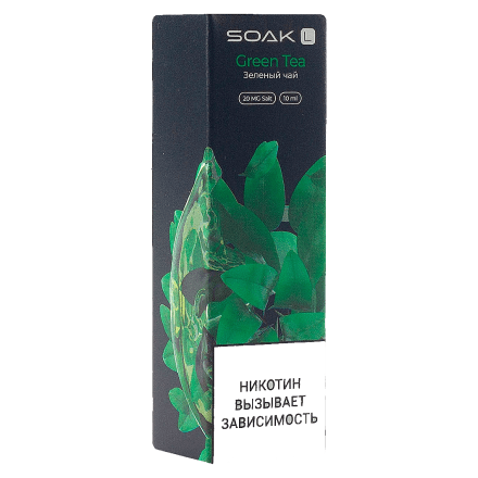 Жидкость SOAK L - Green Tea (Зелёный Чай, 10 мл, 2 мг) купить в Тольятти