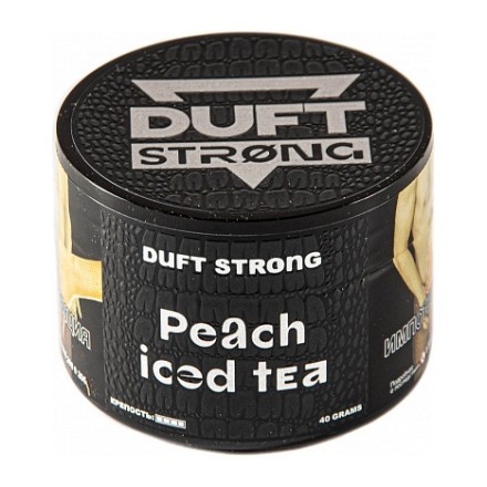 Табак Duft Strong - Peach Iced Tea (Ледяной Персиковый Чай, 40 грамм) купить в Тольятти