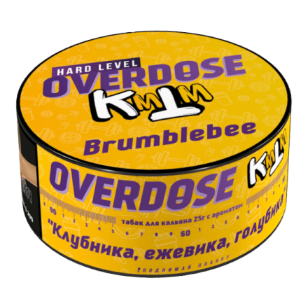 Табак Overdose - Brumblebee (Клубника, Ежевика, Голубика, 25 грамм) купить в Тольятти
