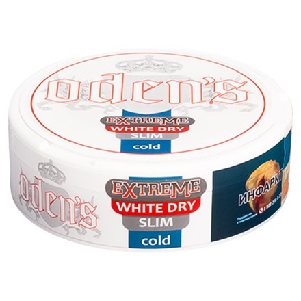 Табак жевательный ODENS - Cold Extreme White Dry Slim (13 грамм) купить в Тольятти