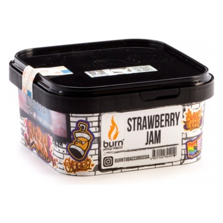 Табак Burn - Strawberry Jam (Клубничное Варенье, 200 грамм) купить в Тольятти