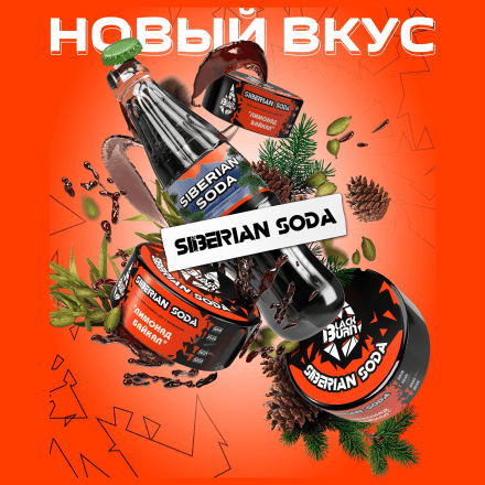Табак BlackBurn - Siberian Soda (Лимонад Байкал, 200 грамм) купить в Тольятти