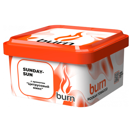 Табак Burn - Sundaysun (Цитрусовый Микс, 200 грамм) купить в Тольятти