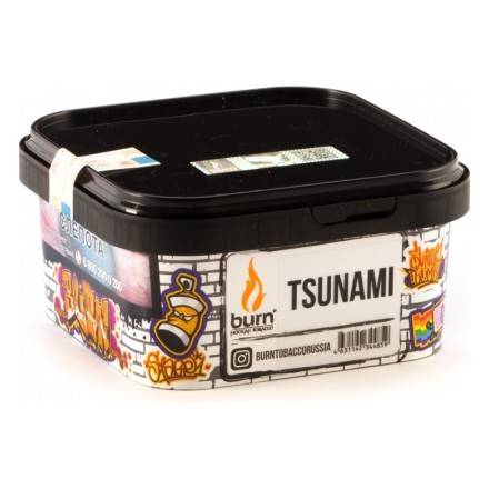 Табак Burn - Tsunami (Тропические Фрукты со Льдом, 200 грамм) купить в Тольятти