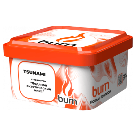 Табак Burn - Tsunami (Тропические Фрукты со Льдом, 200 грамм) купить в Тольятти