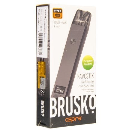 Электронная сигарета Brusko - Favostix (Бирюзовый Градиент) купить в Тольятти