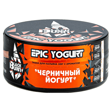 Табак BlackBurn - Epic Yogurt (Черничный Йогурт, 100 грамм) купить в Тольятти
