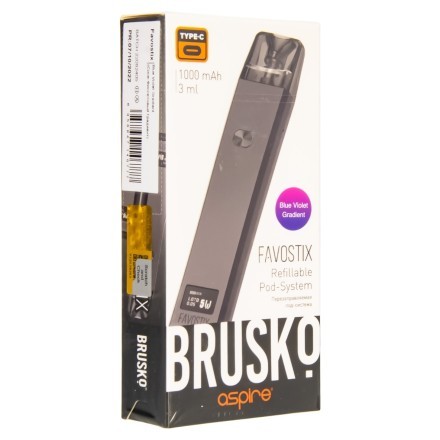 Электронная сигарета Brusko - Favostix (Сине-Фиолетовый Градиент) купить в Тольятти