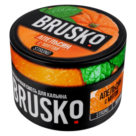 Смесь Brusko Strong - Апельсин с Мятой (50 грамм) купить в Тольятти