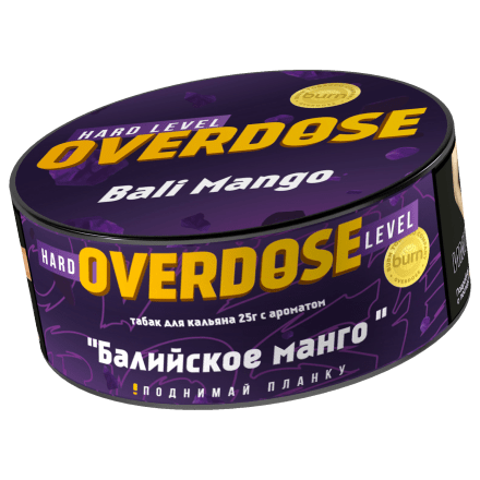 Табак Overdose - Bali Mango (Балийское Манго, 25 грамм) купить в Тольятти