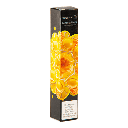 SOAK S - Lemon Lollipops (Лимонные Леденцы, 2500 затяжек) купить в Тольятти