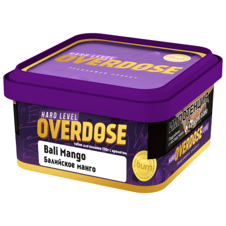 Табак Overdose - Bali Mango (Балийское Манго, 200 грамм) купить в Тольятти