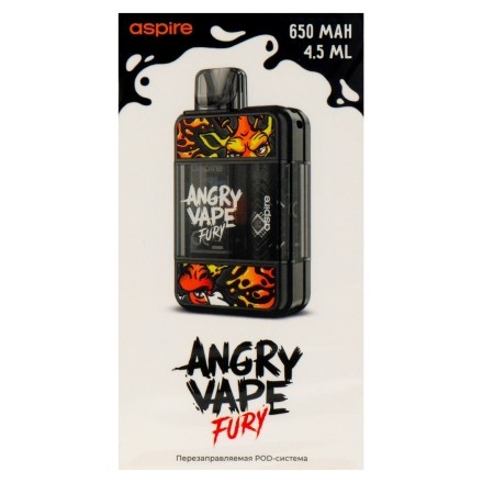 Электронная сигарета Brusko - Angry Vape Fury (650 mAh, Черный) купить в Тольятти