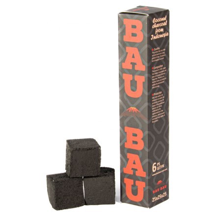 Уголь Bau Bau - Big Cubes (25 мм, 6 кубиков, Черный) купить в Тольятти