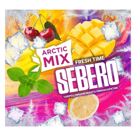 Табак Sebero Arctic Mix - Fresh Time (Фреш Тайм, 60 грамм) купить в Тольятти