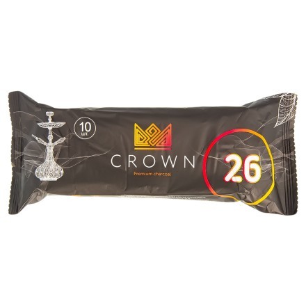 Уголь Crown (26 мм, 10 кубиков) купить в Тольятти