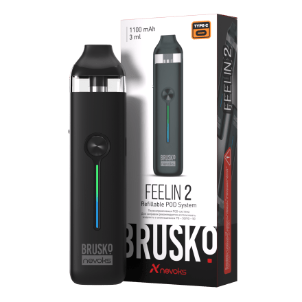 Электронная сигарета Brusko - Feelin 2 (Полуночный Чёрный) купить в Тольятти