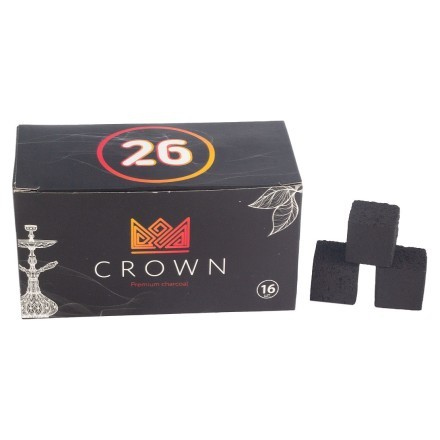Уголь Crown (26 мм, 16 кубиков) купить в Тольятти