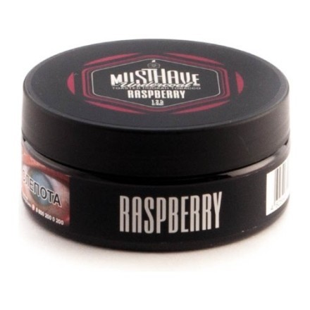 Табак Must Have - Raspberry (Малина, 125 грамм) купить в Тольятти