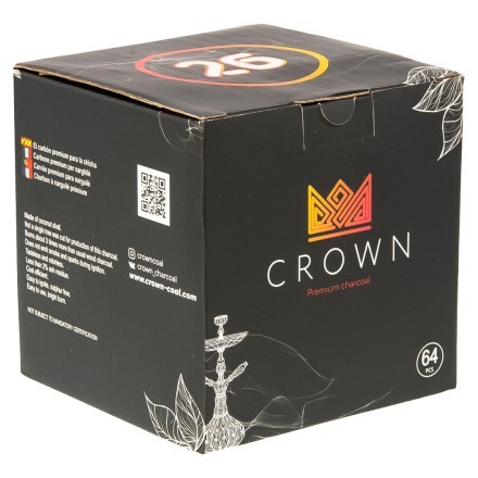 Уголь Crown (26 мм, 64 кубика) купить в Тольятти