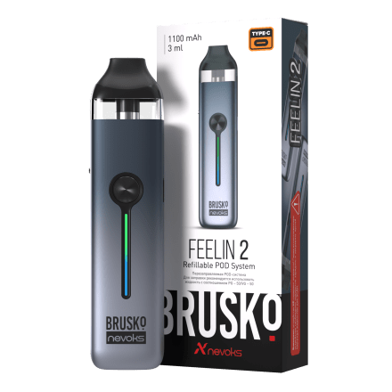 Электронная сигарета Brusko - Feelin 2 (Туманный Серый) купить в Тольятти
