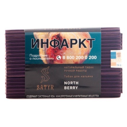 Табак Satyr - North Berry (Северная Ягода, 100 грамм) купить в Тольятти