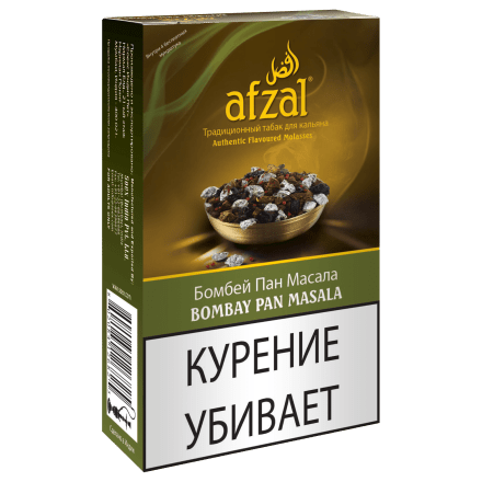 Табак Afzal - Bombay Pan Masala (Бомбейские Специи, 40 грамм) купить в Тольятти