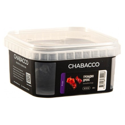 Смесь Chabacco MIX MEDIUM - Grenadine Drops (Гренадин Дропс, 200 грамм) купить в Тольятти
