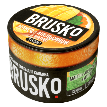 Смесь Brusko Strong - Манго с Апельсином и Мятой (50 грамм) купить в Тольятти