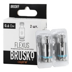 Испарители для Brusko Flexus (AF Mesh Coil, 0.6 Ом, 2 шт.)
