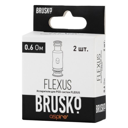 Испарители для Brusko Flexus (AF Mesh Coil, 0.6 Ом, 2 шт.) купить в Тольятти